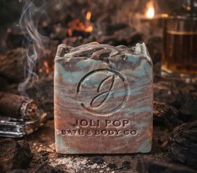 Storm & Smoke Men's Artisan Soap Bar – Bold Smoky Sophisticated Scent – Handcrafted Cold Process Bath