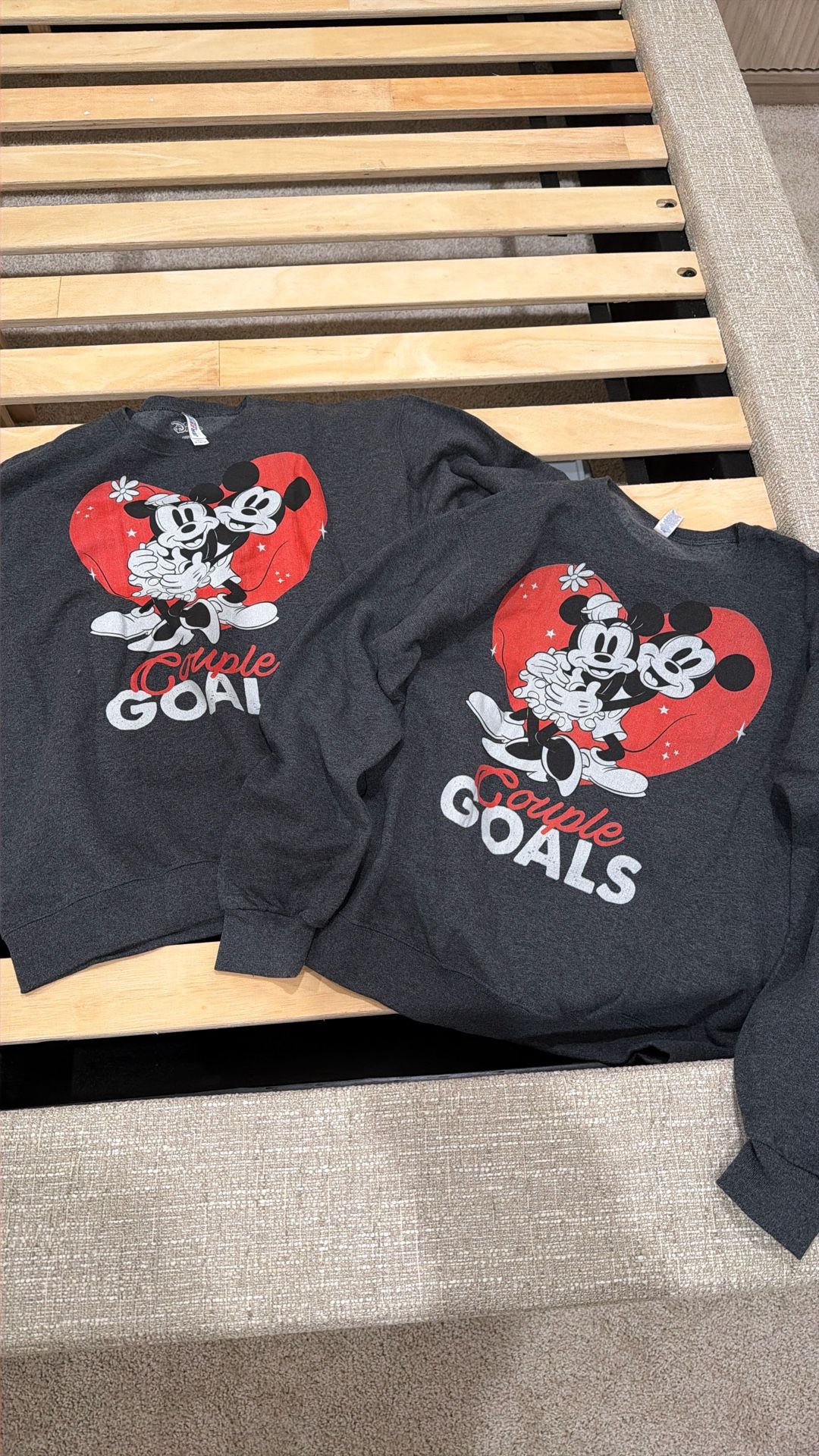 Brand New Mickey And Minnie Mouse Crewneck Sweatshirts