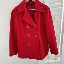 Chadwick’s Red Peacoat Size 10 