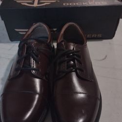 Dockers Size 11W Gordon Cordovan Leather Shoes