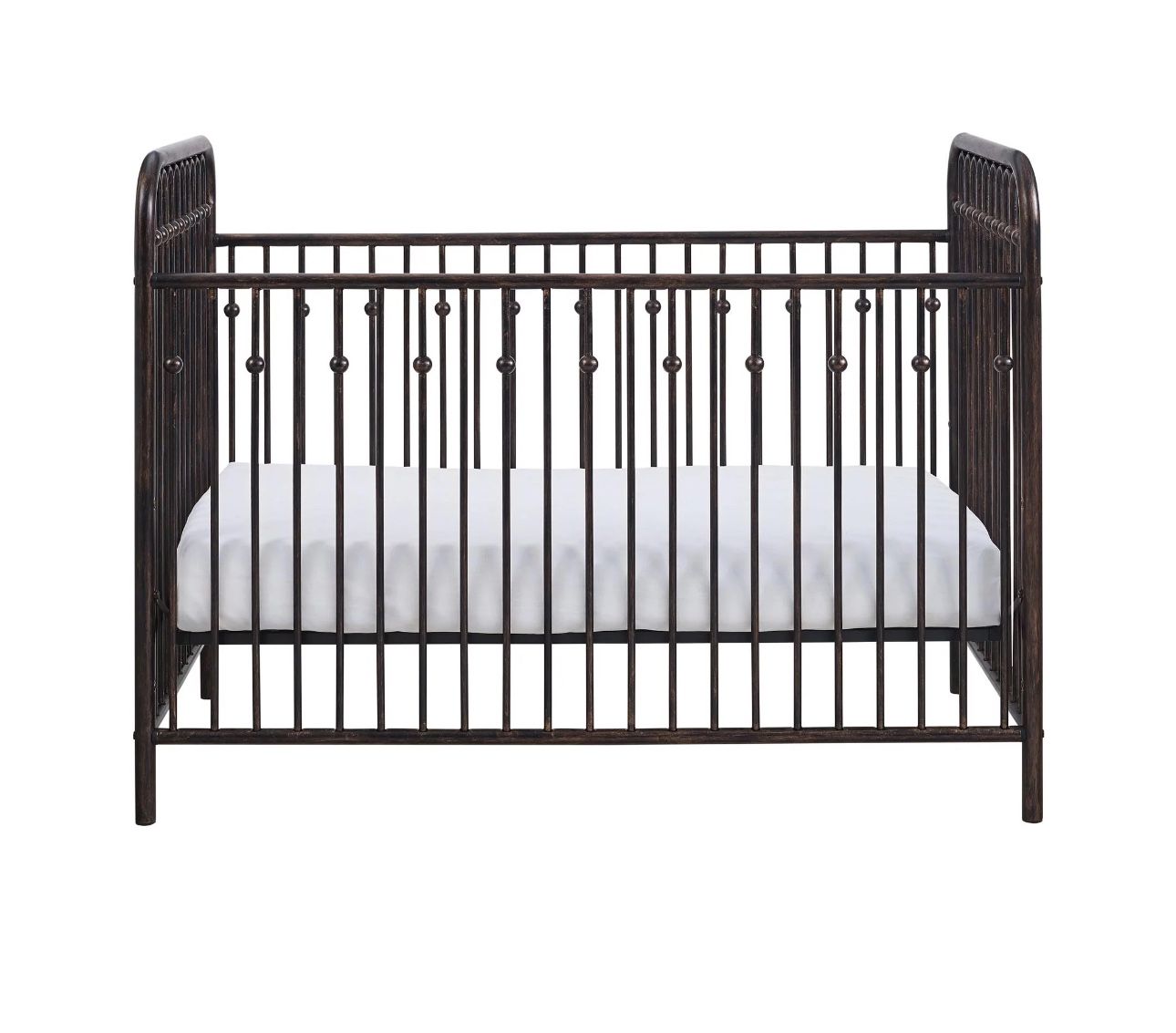 Little Seeds Monarch Hill Ivy Metal Crib, Bronze