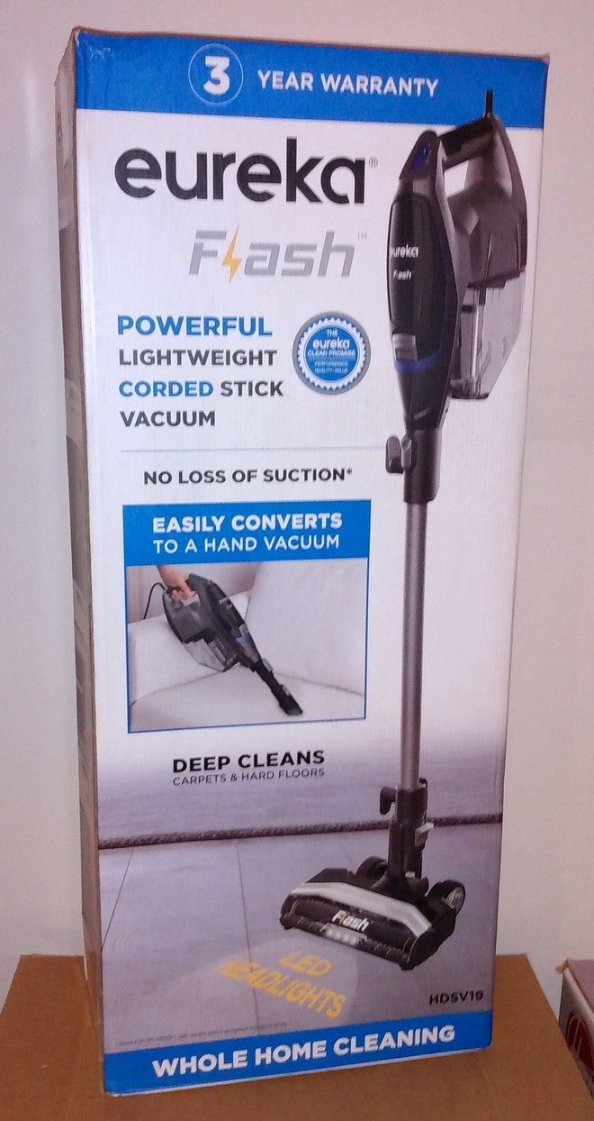 Eureka Flash 2-in-1 Corded Stick Bagless Vacuum CleanerÂ