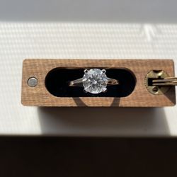2.21 Carat Lab Diamond, Platinum Setting