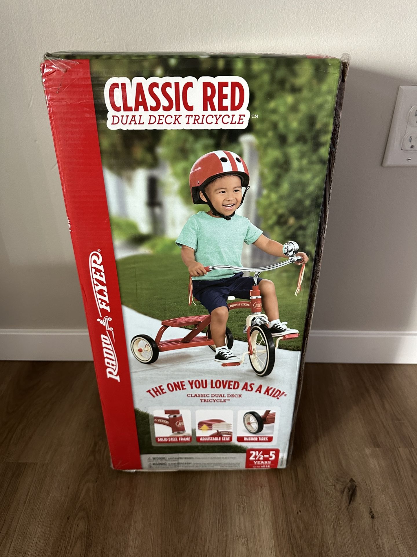 Classic Red Kids Tricycle
