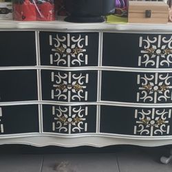 Hand Painted Dresser