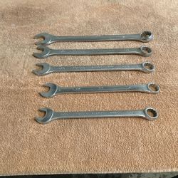 5 Combination Wrenches 