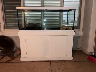 Fish tank, 48 in L x 18 in W x 20.5 in H