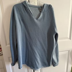 Blue hooded sweatshirt #hoodies Size xl