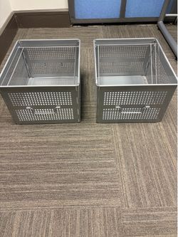 Metal file boxes