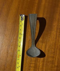 Small Antique Advertising Ladle Spoon Creamery