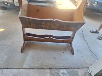 Handmade baby cradle