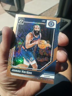 James Harden Copper Glitter Optic 2025 # 69/99 LA Clippers ASU Sundevil Basketball