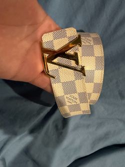 Louis Vuitton Damier Azur belt
