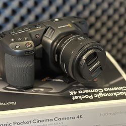 Black Magic Pocket Cinema Camera 4k Bundle