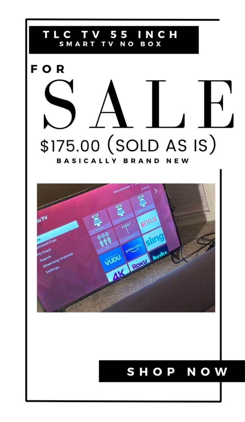 55 Inch TV No Box