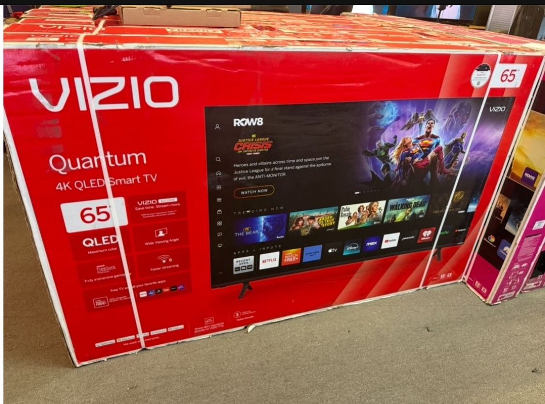 65 Vizio Tv Qled M Series smart 4K HDTV $55 down on financing free delivery six month warranty
