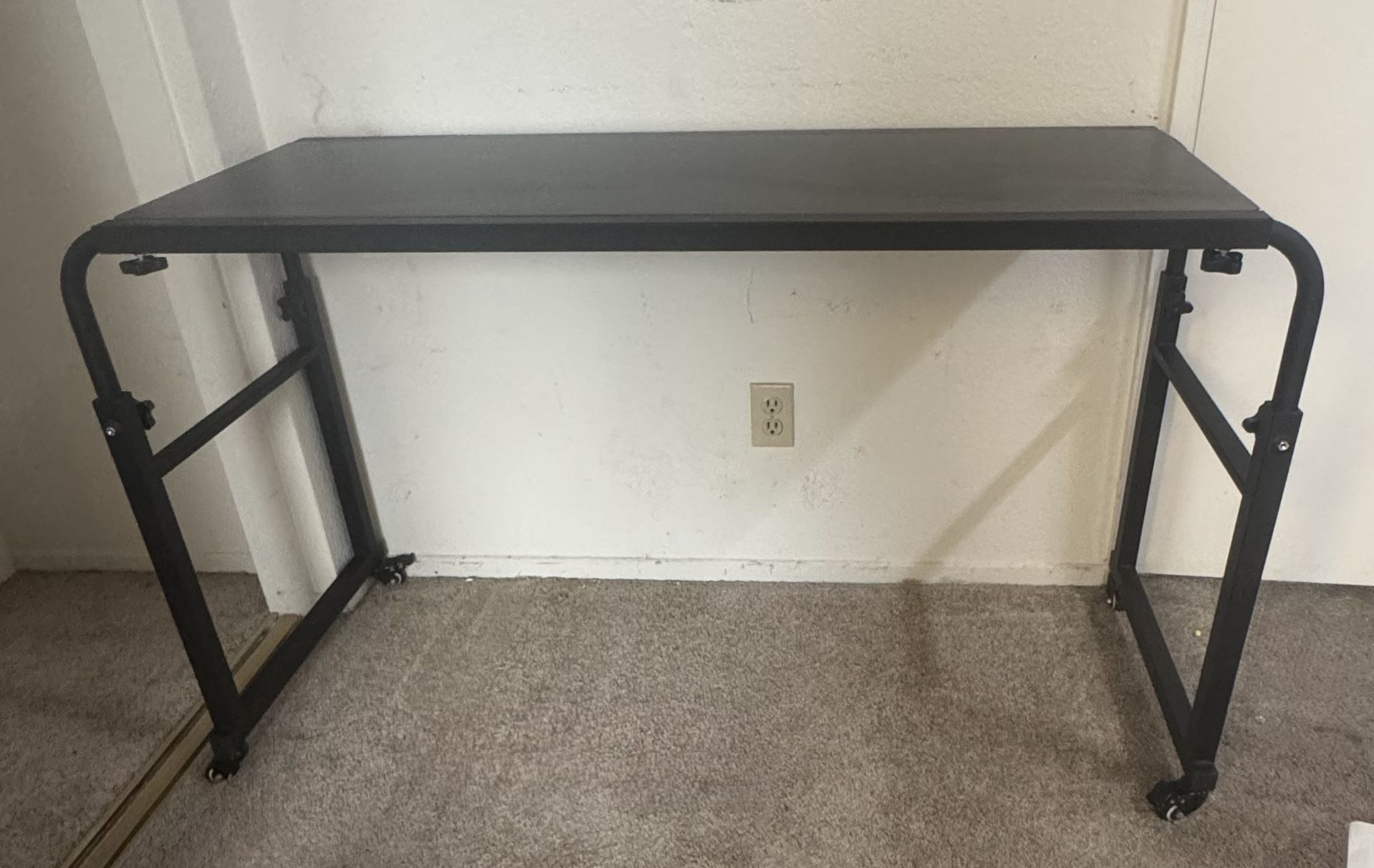 Over Bed Table/Desk With Wheels