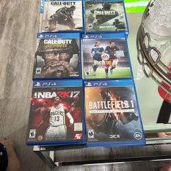 Lot Of 6 PS4 Games
