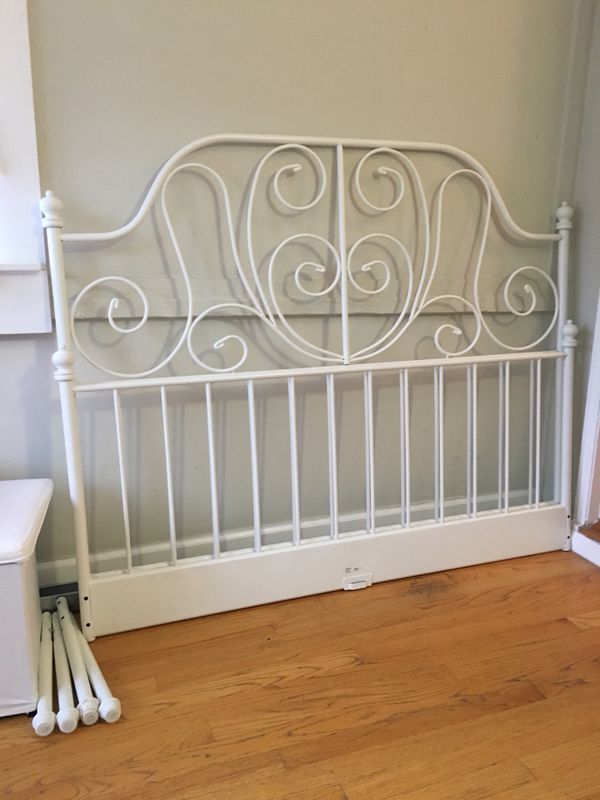 Leirvik Ikea White Bed Frame Full For Sale In San Francisco Ca