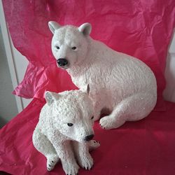 Polar Bear Statues.