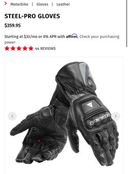 Dainese Steel Pro Gloves