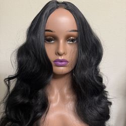 V Part Synthetic Wig 