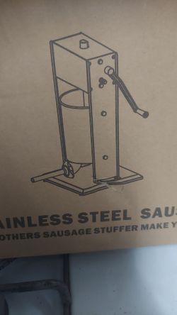 Stainless steel 5L sausage stuffer