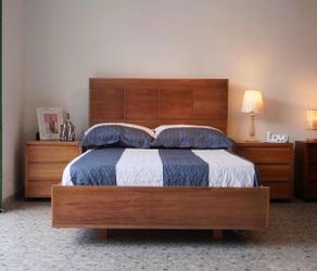 Solid Wood Queen Bed Frame