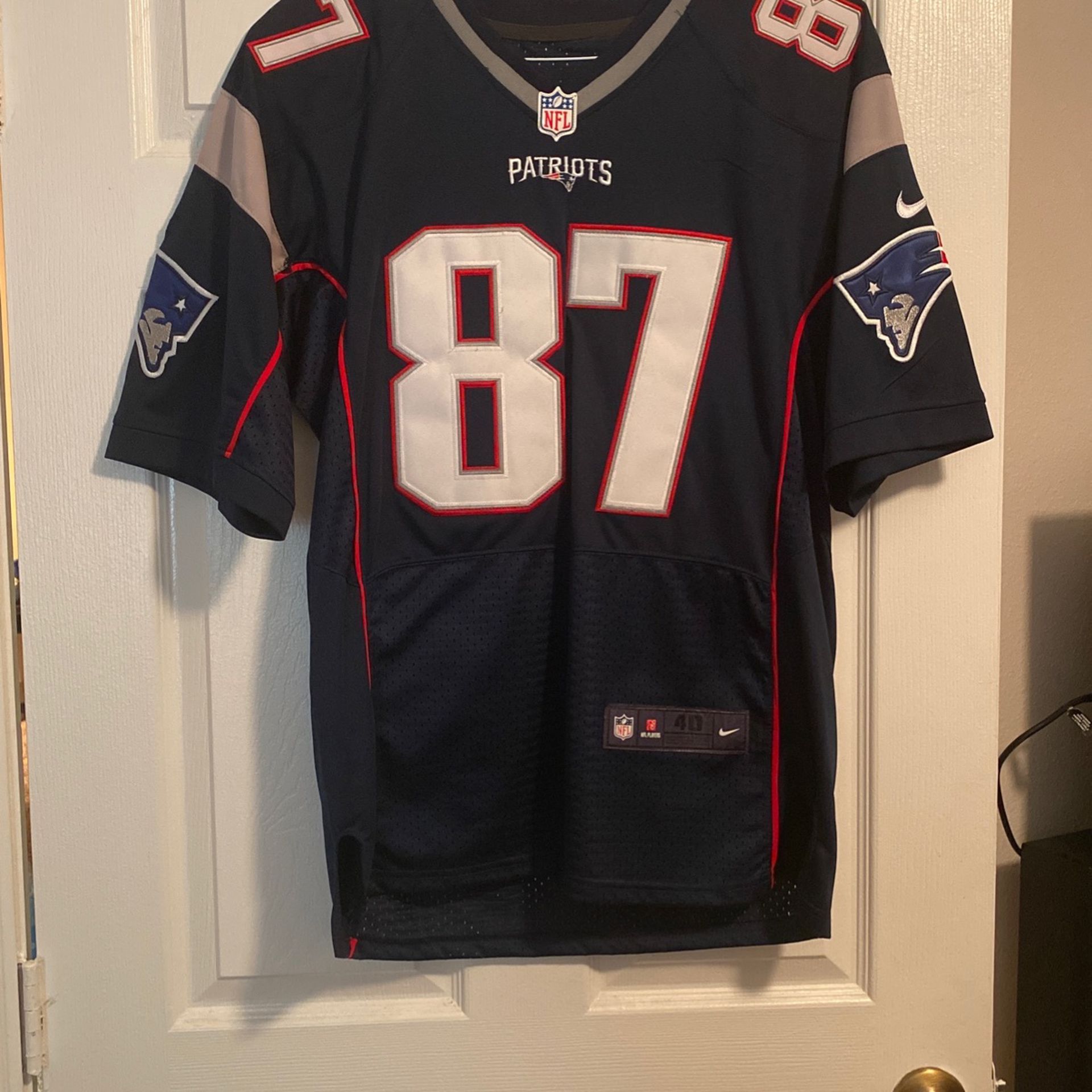 "Nike" New England Patriots Jersey "Rob Gronkowski" 87