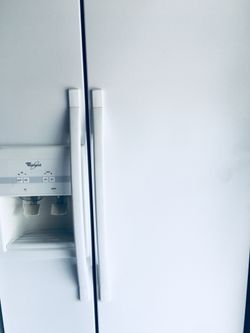 Whirlpool white refrigerator