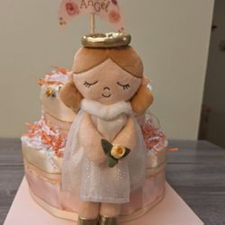 Angel Diaper Cake 