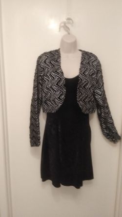 Vestido de pana con chaleco como nuevo