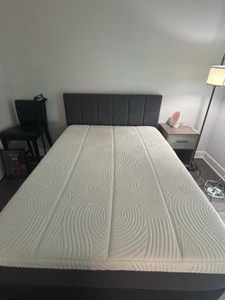Full-size bed frame & mattress $250
