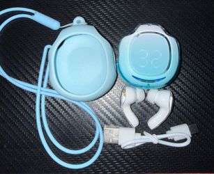Blue Wireless Bluetooth Earphones