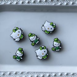 Hello kitty St Patrick’s Day Croc Charms