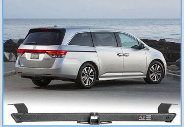 Trailer Hitch Black Steel Compatible with 99-17 Honda Odyssey w/2” Hitch Receiver  OD-TCB01