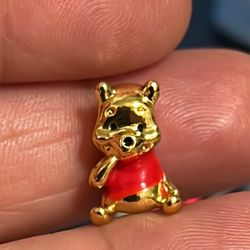 14k gold plated charm