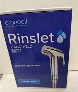 Brondell Rinslet Hand-Held Bidet Polished Chrome