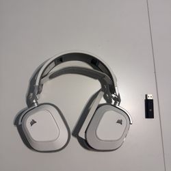 CORSAIR HS80 RGB HEADSET WITH USB BLUETOOTH ( WILL ALSO INCLUDE CHARGER)