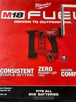 Milwaukee M18 FUEL 18GA Narrow Crown Stapler