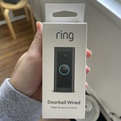 Ring Video Doorbell Wired - Black 