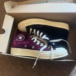 Red And Black Converse 