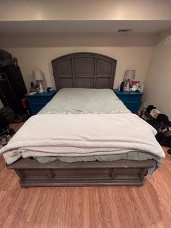 Queen Bed Frame with Box Spring