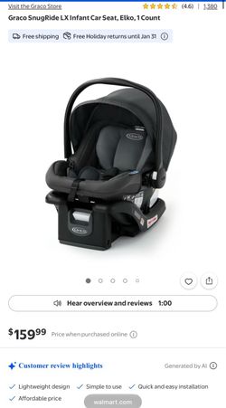 Brand New Graco SnugRide LX Infant Car Seat/Carrier