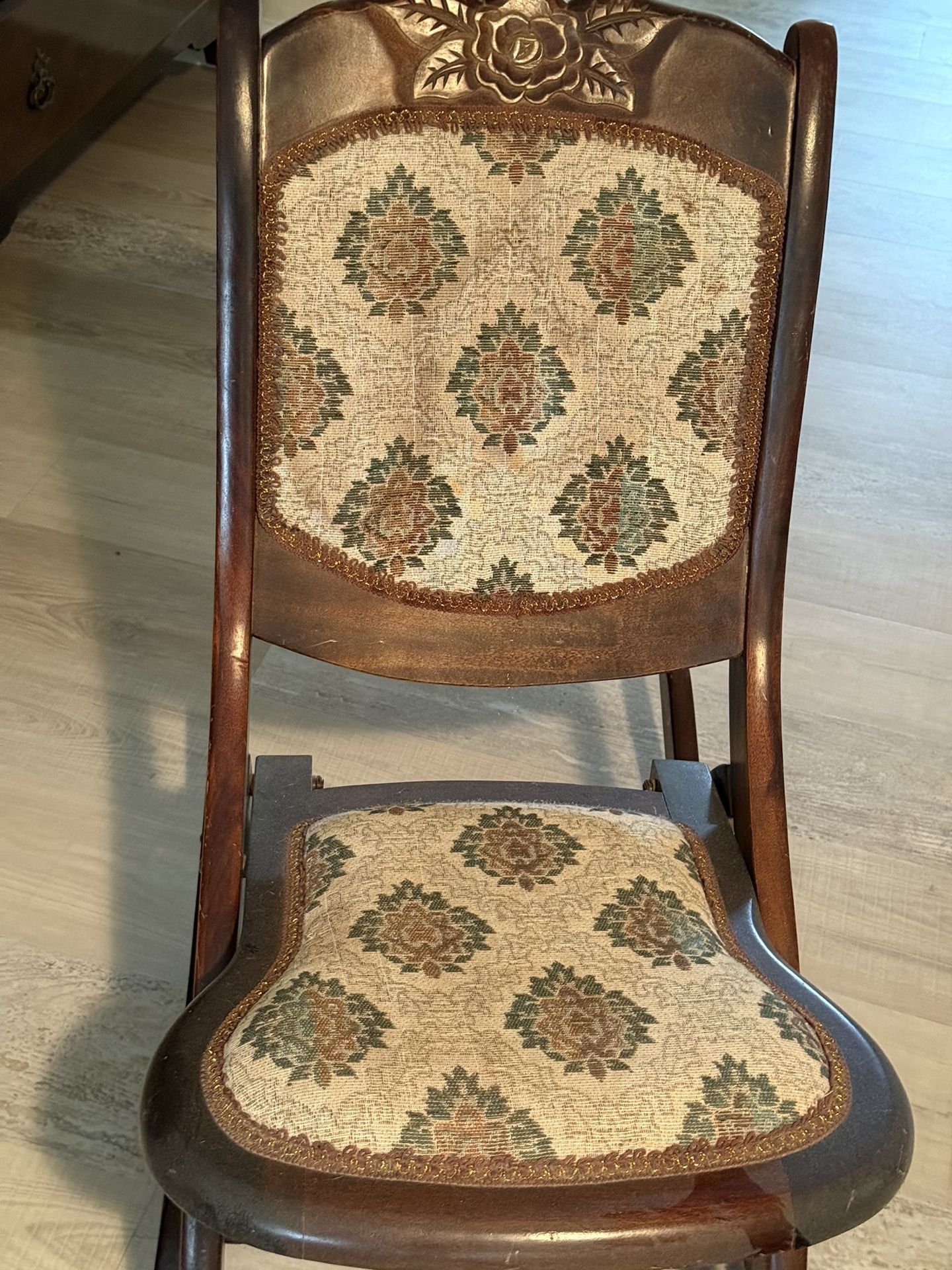 Small Child Antique Folding Rocker