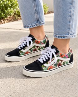 45 Firm !!! VANS Old Skool Multi Tropic Size 7 Men -8.5 Women