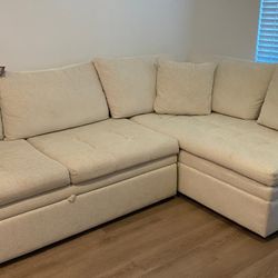 Sofa Bed Furniture - Laf Pop Up Sleeper- Off White
