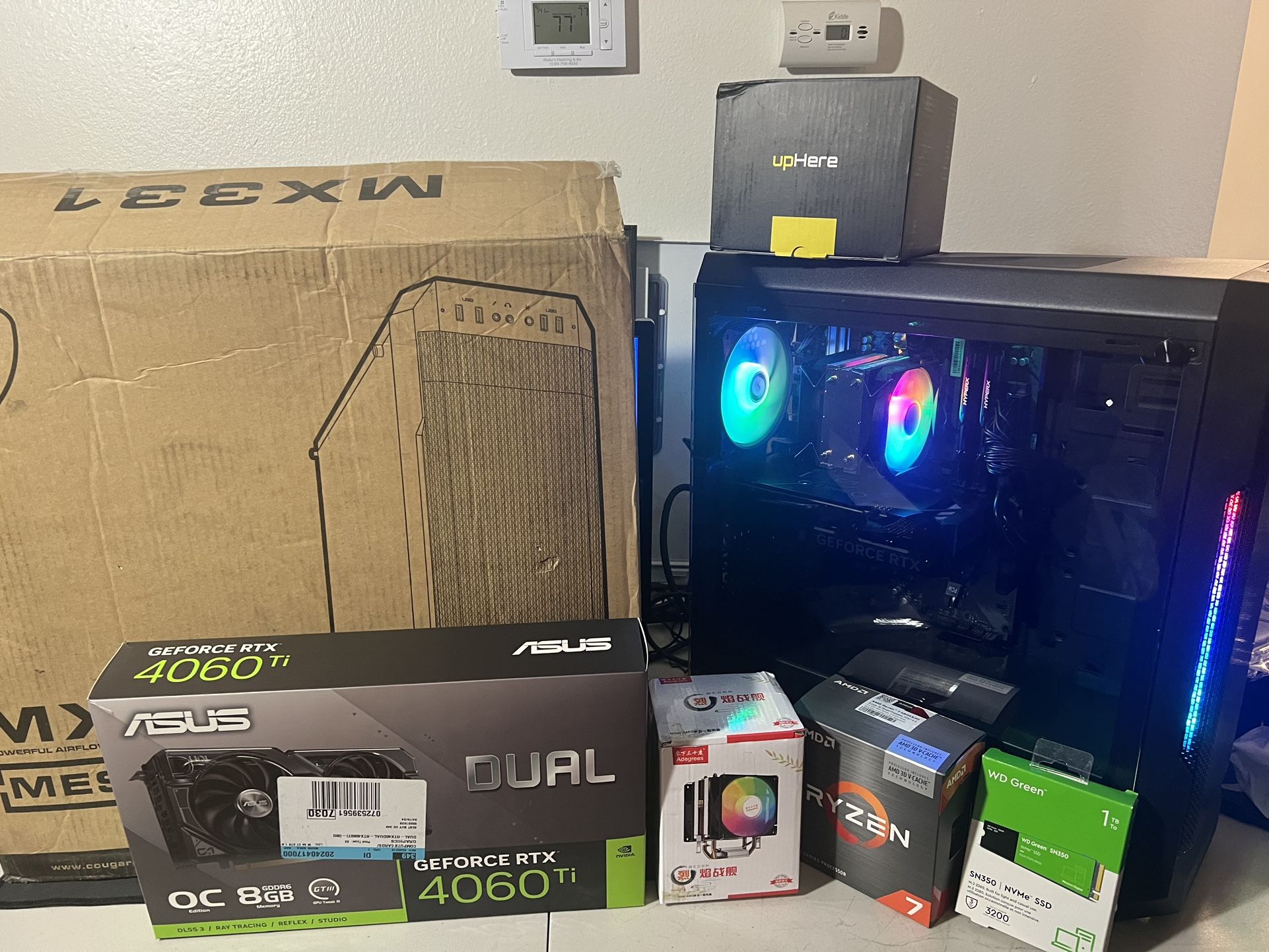 Gaming PC | Ryzen 7 5800X3D | 4060Ti | 32GB DDR4 | 1TB M.2 | 850W PSU |