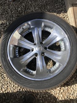 Rim with tires bran new tires