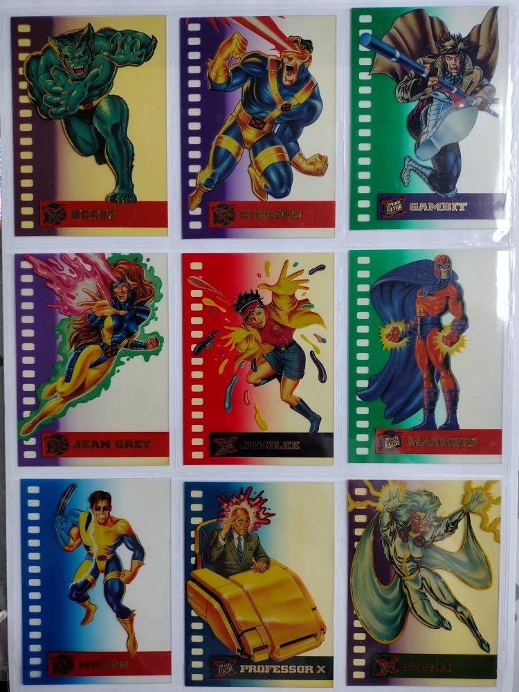 1995 Fleer Ultra Marvel X-Men Complete Chase Suspended Animation Set 1-10